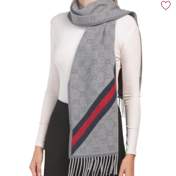 Gucci Accessories - GUCCI Nikky Wool Fringe Scarf made in Italy NWT